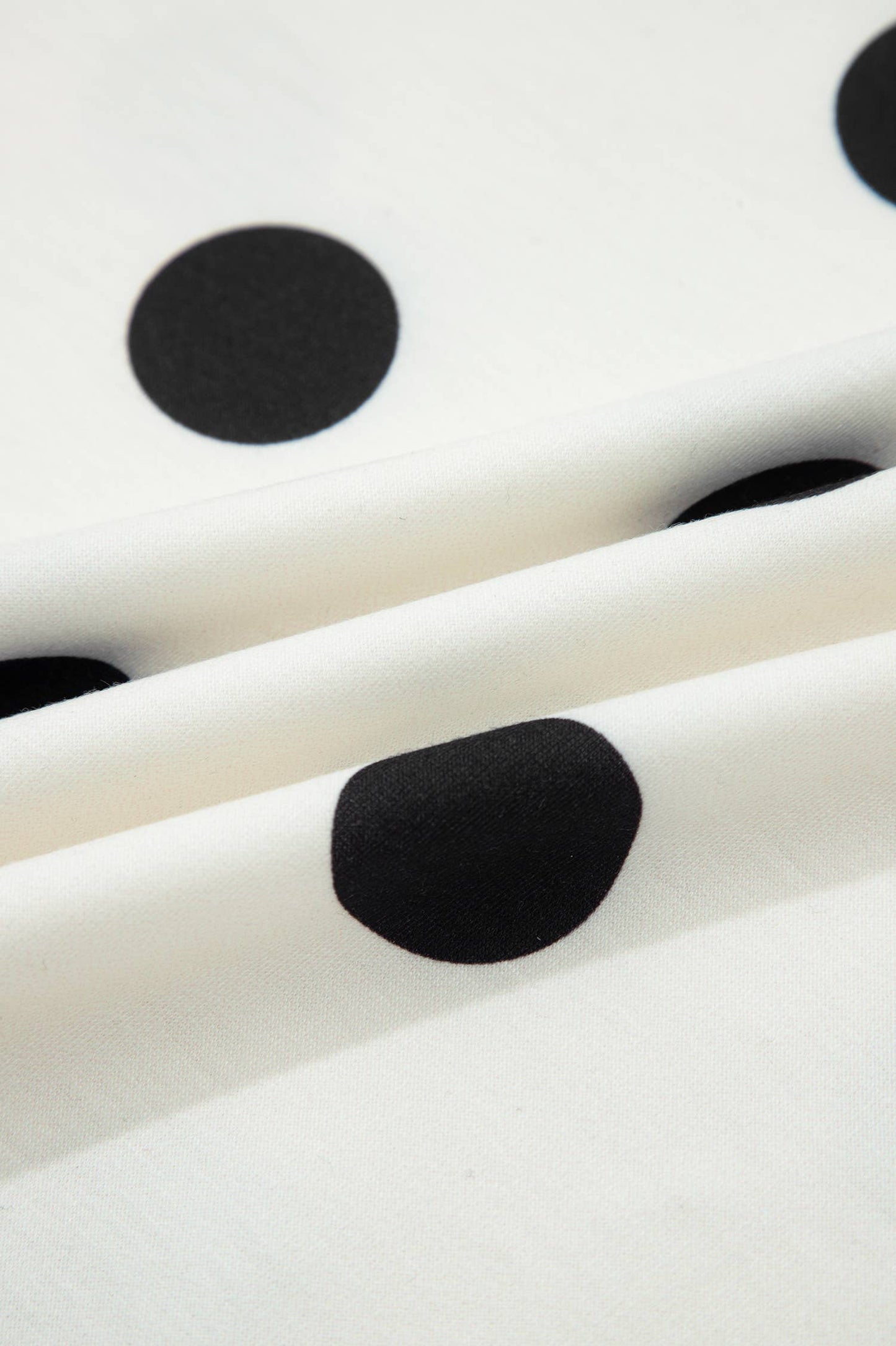 Plus Polka Dot Print Tank Split Mini Skort 2pcs Set (S-4X): White / L