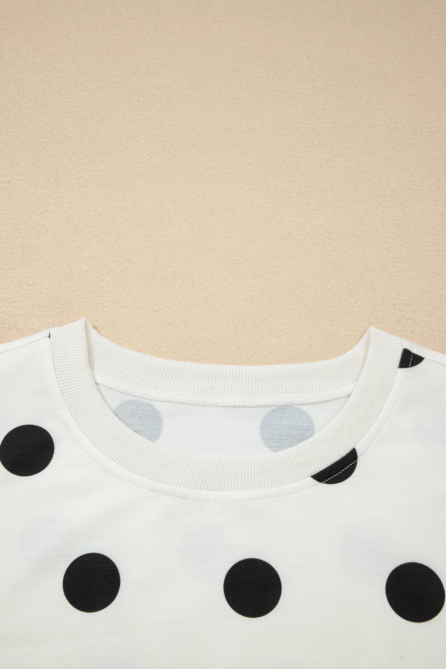 Plus Polka Dot Print Tank Split Mini Skort 2pcs Set (S-4X): White / L